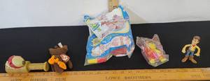 lot 430 image: Toy Story Figures, TY Baby Pirates Of The Caribbean Toy And More