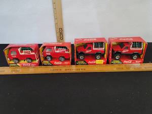 lot 432 image: 4- Vintage Coca-Cola Delivery Trucks
