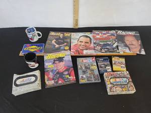 lot 451 image: NASCAR Racing Pamphlets, Mug, Cup, Sunoco Sign and More
