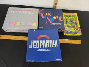lot 480 image: Jeopardy, Out Of Context, Talk About and TMNT Adventure Set