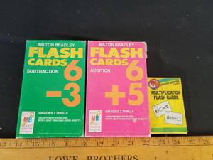 lot 482 image: Math Flash Cards