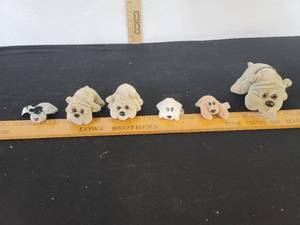 lot 485 image: Mini Plush Dogs