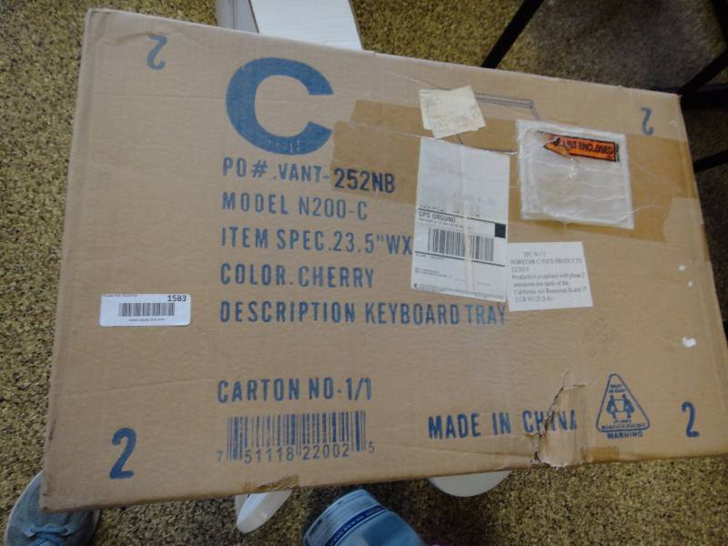 lot 1583 image: Under Desk Keyboard Tray