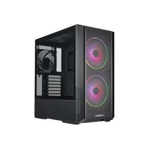 lot 91600 image: Lian Li Lancool 216RX - Mid tower - extended ATX - windowed side panel (tempered glass) - no power supply (ATX) - black - USBAudio
