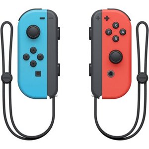 lot 91762 image: Joy-Con (LR) Wireless Controllers for Nintendo Switch - Neon RedNeon Blue