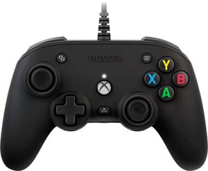 lot 91771 image: RIG Pro Compact Wired Gaming Controller for Xbox Series XSXbox OnePC - Black
