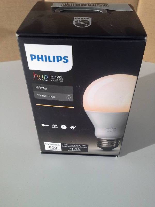 lot 6103 image: Philips 455295 Hue White E26 A19 LED Bulb (Hue Bridge Required)