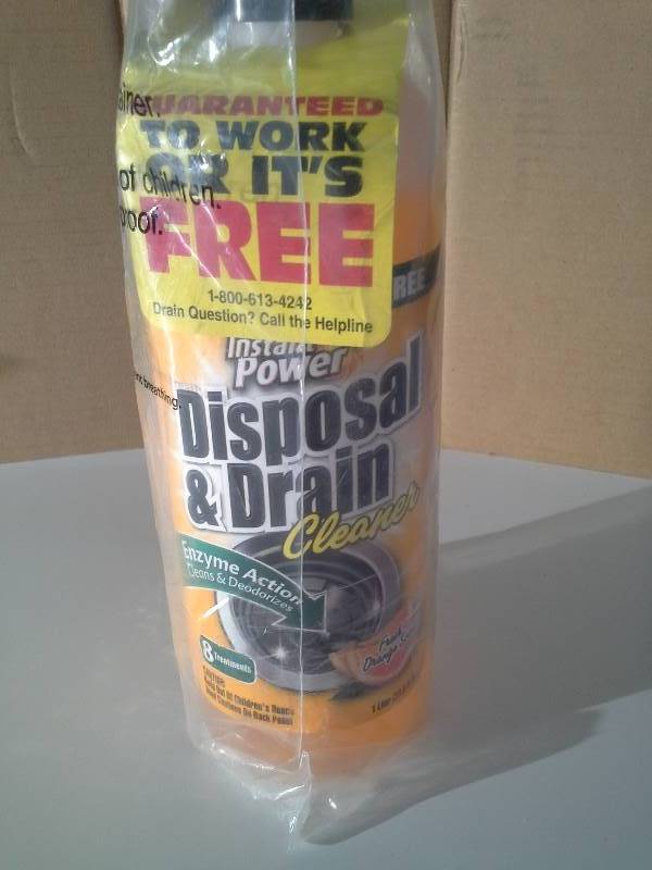 lot 6107 image: Scotch 1503 Instant Power Disposal and Drain Cleaner, Orange Scent