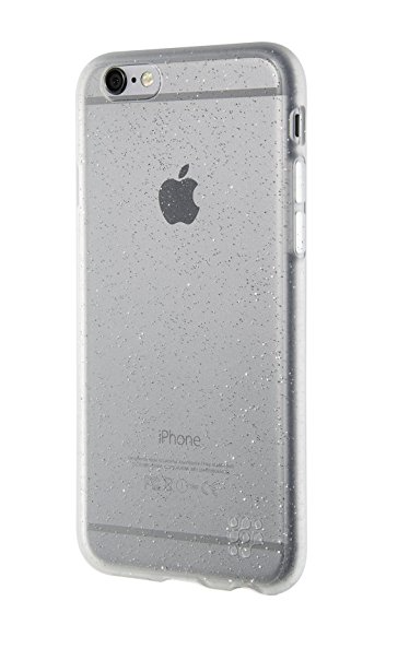 lot 6122 image: iPhone 6S6 Case from Kamiliant, Protective, Slim Fit, Clear Silver Glitter