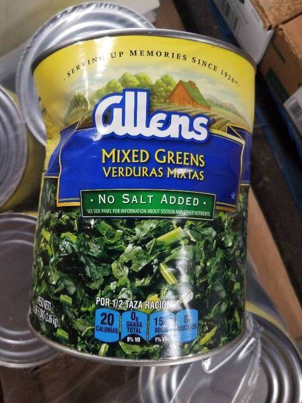 lot 8704 image: Allens Mixed Greens