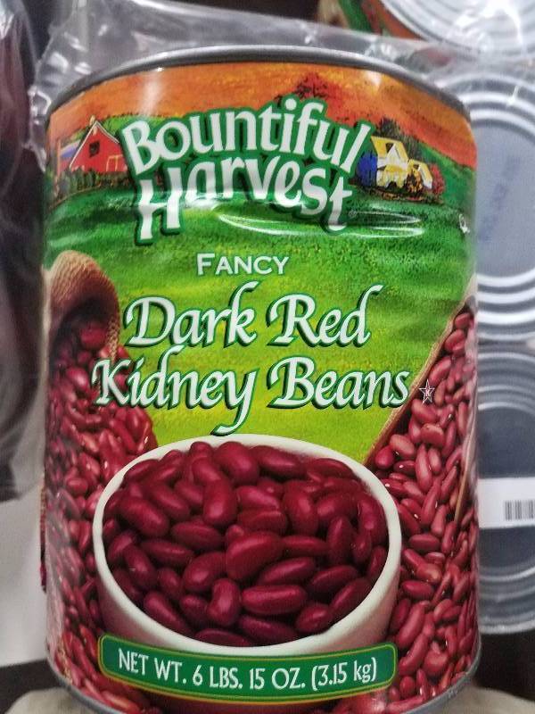lot 8707 image: Bountiful Harvest Kidney Beans
