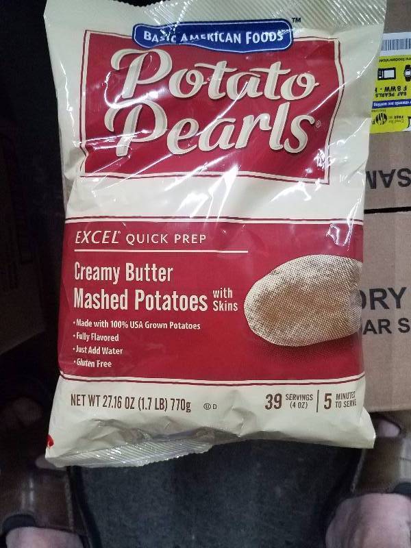 lot 8711 image: Potato Pearl Mashed Potato