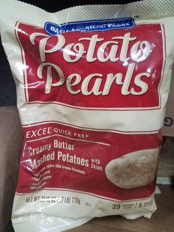 lot 8712 image: Potato Pearl Mashed Potato