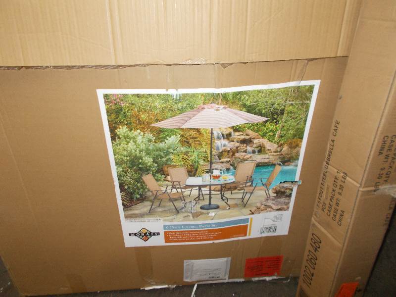 lot 6449 image: Patio Table And Chairs