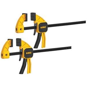 lot 1796 image: DEWALT DWHT83149 Med Trigger Clamp w6 inch Bar 2pk
