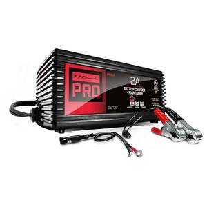 lot 2929 image: Schumacher Electric Schumacher Pro Automotive 6-Volt12-Volt 2-Amp Battery Charger and Maintainer with Auto Voltage Detection