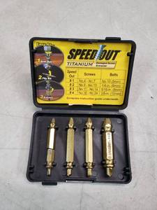lot 3168 image: As Seen On TV 6054519 Speed Out Screw Extractor Tool Brown