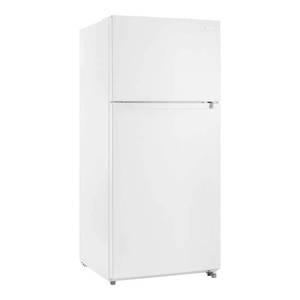 lot 1710 image: Vissani 18 cu. ft. Top Freezer Refrigerator DOE in White. Front Door Is Dented Retail&nbsp$649.00