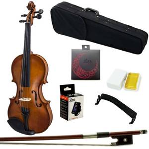 lot 1750 image: Paititi 44 Full Size Artist-100 Student Violin Starter Kit with Brazilwood Bow Lightweight Case, Shoulder Rest, Extra Strings and Rosin