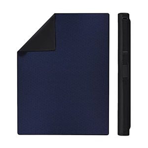 lot 2877 image: Feltectors Board Game Table Mat  36 x 48 in. Blue Playmat Cover for Gaming Table Mahjong Top Black RPG, Dice Games  Neoprene Tabletop Mat Water Resistant with Carry Storage Case 3 x 4 ft.