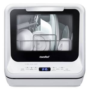 lot 2916 image: COMFEE Portable Dishwasher Countertop with 5L Built-in Water Tank, No Hookup Needed, 6 Programs, 360° Dual Spray, 192 High-Temp&amp Air-Dry Function, Mini Dishwasher for RVs, White Retail&nbsp$294.42