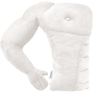 lot 3144 image: Boyfriend Pillow Muscle Body Pillow, White Man