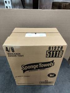 lot 2873 image: Sponge Towels Strong Fort 24 Rolls