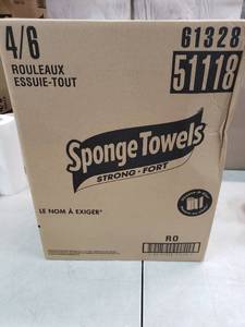lot 3094 image: SpongeTowels Strong Fort 24 Rolls