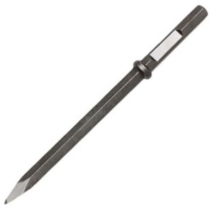 lot 1800 image: Bosch 20In Hammer Steel 1 18In Hex Moil Point Chisel