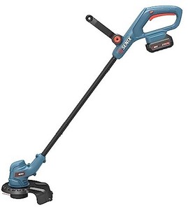 lot 3150 image: SENIX GTX2-L 20 Volt Max Cordless Weed Eater, Grass Trimmer and Edger Lawn Tool, Detachable Split Shaft, 10-Inch Max Cutting Width, Includes 2 Ah Battery and 2A Charger