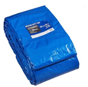 lot 2880 image: Everbilt 30X50 Medium Duty Blue Tarp