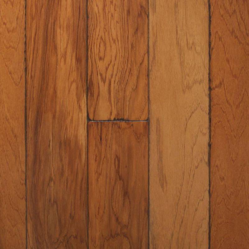 lot 1601 image: 5 Cases of Millstead Artisan Hickory Sepia 38 in. Thick x 4-34 in. Wide x Random Length EGD Click Wood Flooring-22.5 sq.ft  case