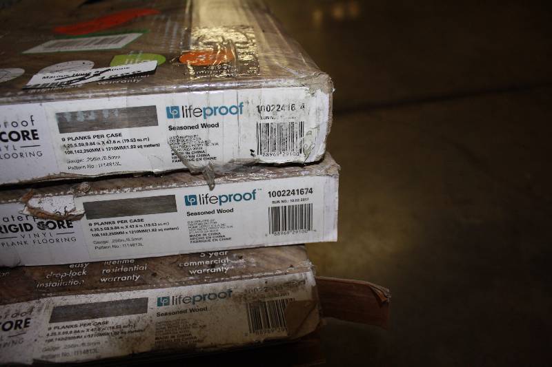 lot 1899 image: Lifeproof Vinyl Flooring