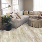lot 1907 image: Traffic Master Light Grey Travertine 12x 24 inch self-Stick Vinyl Tile