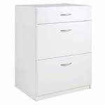 ClosetMaid Dimensions 3-Drawer Laminate Base Cabinet in White