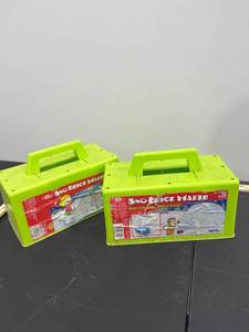 lot 1004 image: Bundle of 2 Ideal Slinky Sno-Brick Maker (Great For Building Sand Castles Too)
