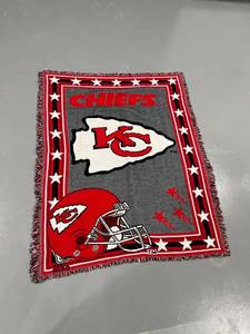 lot 1029 image: 54 x 43 Kansas City Chiefs Blanket
