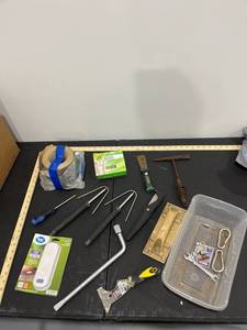 lot 1058 image: 6 Qt. Tote Full of Random Tools and Accessories