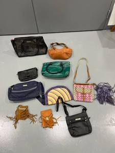lot 1073 image: Bundle of Purses & Other Bags (See Pictures For Brands)