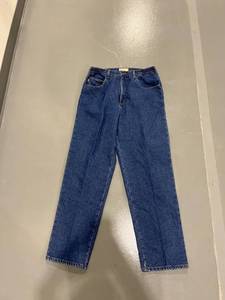 lot 1095 image: L.L. Bean Flannel Lined Jeans Mens 34x32 Comfort Waist Blue Denim Elastic Waist