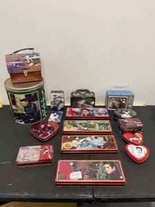 lot 1105 image: Bundle #1 of Elvis Presley Tins