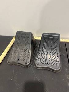 lot 1124 image: Reese Towpower Wheel Chock Wedges Model 7022700 2 Pack