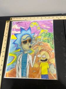 lot 1134 image: Rick and Morty Artwork