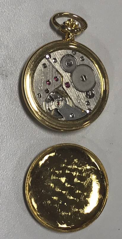 lot 1002 image: OLD Pocket Watch Calibre Runs - Watch Video