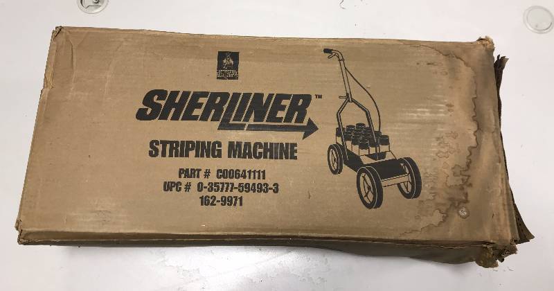 lot 1017 image: BRAND NEW Sherwin Williams Paint STRIPING MACHINE - Parking Lot - Ball Fields - Back Yard