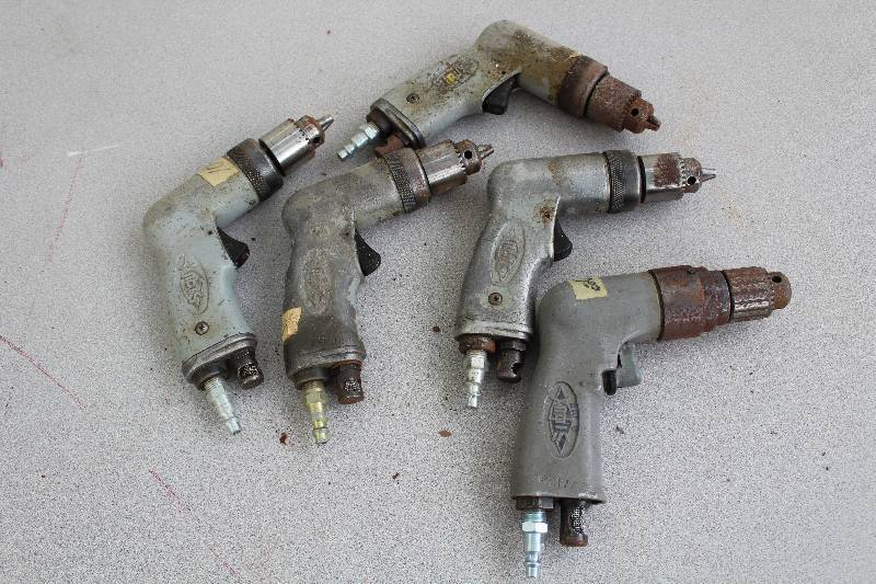 lot 4373 image: Lot of 5 Pneumatic Drills