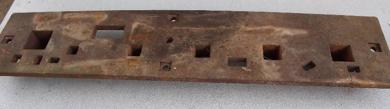 lot 4381 image: Stake Plate - Over 3ft long - Minor damage on bottom see photo