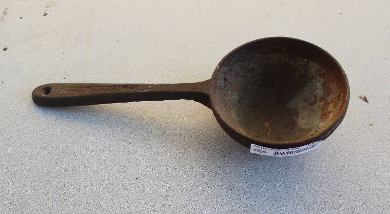 lot 4408 image: Vintage Metal Ladle by the Western Chemical Co. - WOW