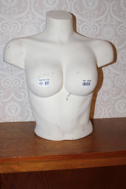 lot 4435 image: Mannequin Bust of a Woman - WOW