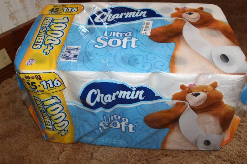 lot 4464 image: Lot of 45 Rolls of Charmin Ultra Soft Toilet Paper - Unopened